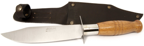 Light hunting knife with leather sheeth ref. 70  Filmam.png