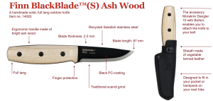 Finn BlackBlade™(S) Ash Wood