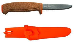 Nóż Morakniv®  Floating Knife SRT Safe (S)   Hi-Vis Orange  -  neon -pomarańczowy pływający nóż ząbkowany